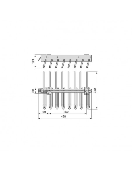Porte-pantalons extractible EMUCA 6912813