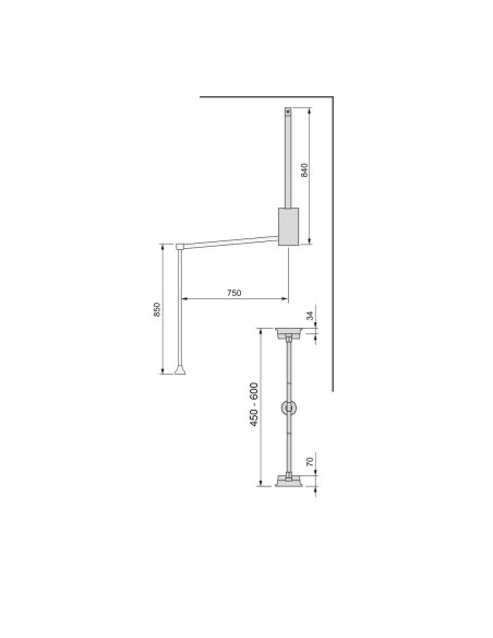 Penderie rabattable pour armoire Hang EMUCA 9283711
