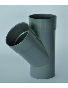 CULOTTE PVC F-F 45° D100 BT144 ADEQUA WS S.L. 1001052
