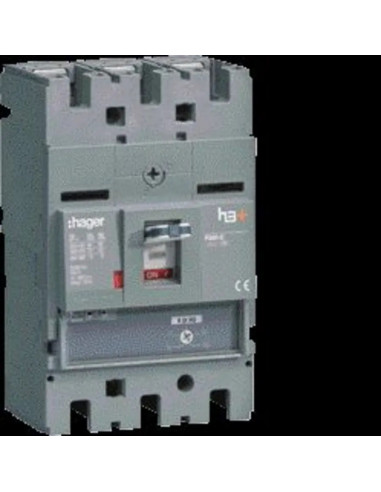 Disjoncteur Boitier Moulé h3+ P250 MAG 3P3D 200A 50kA FTC HAGER HMT200BR