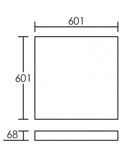 CADRE DALLE BKL 600X600 ARIC 50812 2