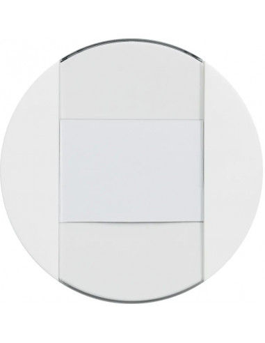 ateha Interrupteur ou poussoir à fermeture 1F porte-étiquette 1F associable HAGER WJA025B