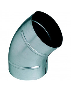 C 45° galvanisé diam  160 mm coude secteur 45° embouti ALDES 11093390