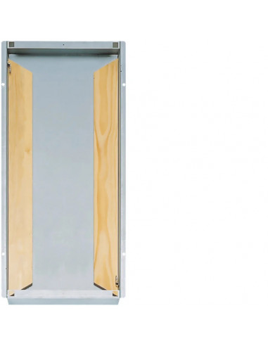 Bac d'encastrement 110 mm pour coffret Gamma 13 4 rangées 52 M + bloc / panneau HAGER GE413B