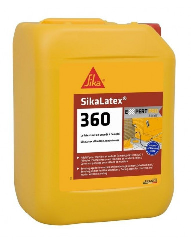 Additif SikaLatex-360 pour mortiers et enduits bidon de 20 litres SIKA 579686