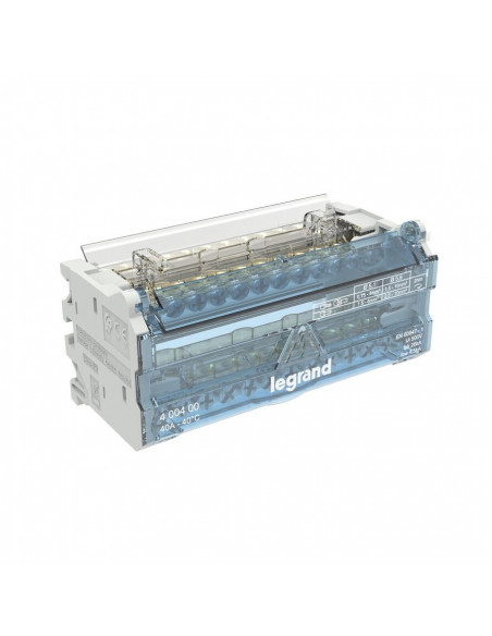 Répartiteur modulaire à barreaux étagés bipolaire 40A 12 départs 6 modules LEGRAND 400400