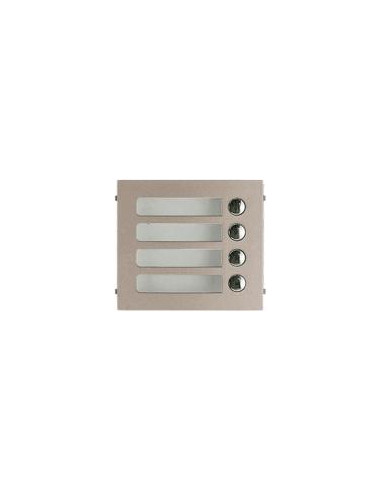 Façade 4 Boutons d'appel pour GFSW AIPHONE GF4P 120005