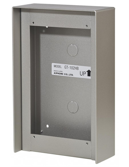 Cadre saillie aluminium avec visiere 2 modules p/GT AIPHONE GT102HB 200080