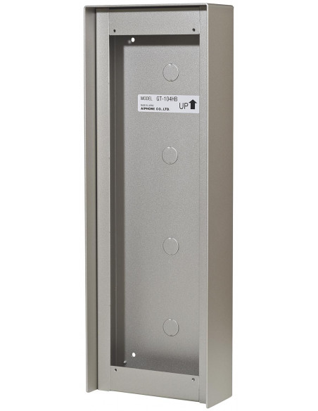 Cadre saillie aluminium avec visiere 4 modules p/GT AIPHONE GT104HB 200085