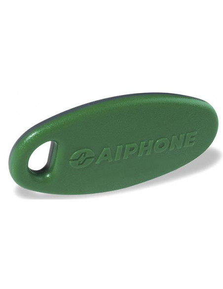 Badge supplementaire gris/vert pour UGVBT AIPHONE KEYGV 120176