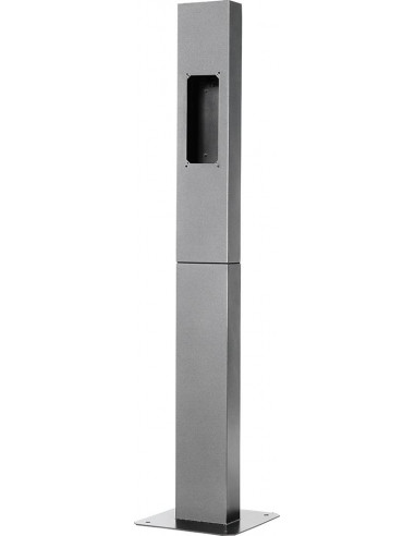 Potelet tôle electro zinguee 15/10 1600x180x90mm avec semelle de fixation au sol inox 4mm AIPHONE PA1601 140000
