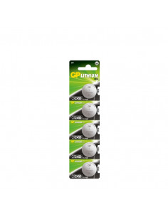 PILES BOUTON LITHIUM CR2450 x 5 / Carte de 5 GPBM 103133