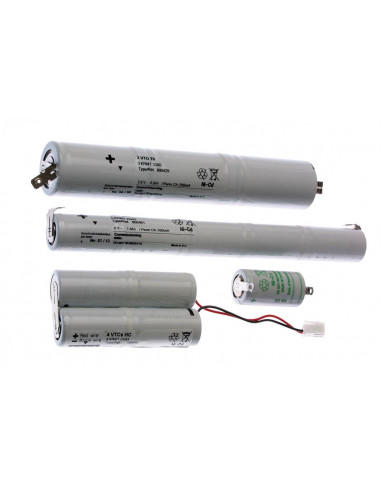 Pack accus 4x1.2V/0.6Ah boîtier alpha LUMINOX LUM10516