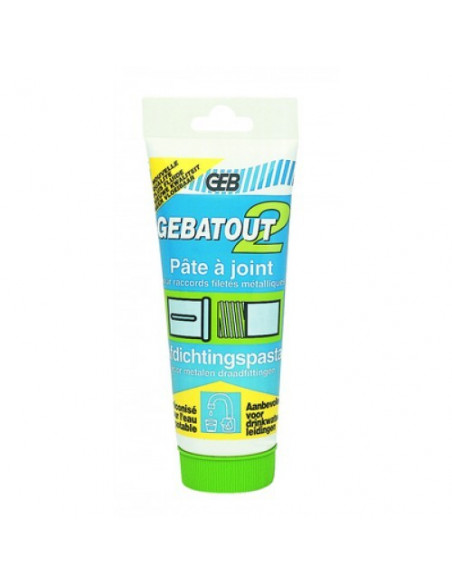 Pate a joints pour raccords filetes GEBATOUT POT 500G GEB 103982