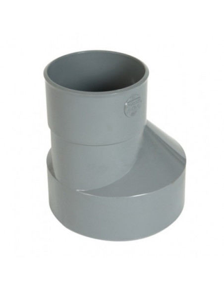 Réduction mâle femelle extérieure excentrée diamètre 160/125mm NICOLL IZ2