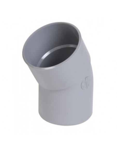 Coude PVC Femelle Femelle 30° D.40mm NICOLL CH33