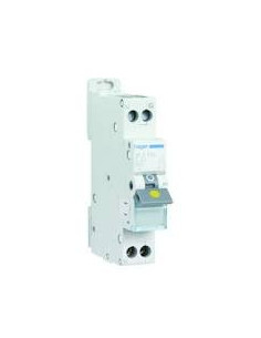 Disjoncteur Phase+ Neutre 32A 3kA Courbe C connexion automatique Sans Vis 1 Module HAGER MFS732 2