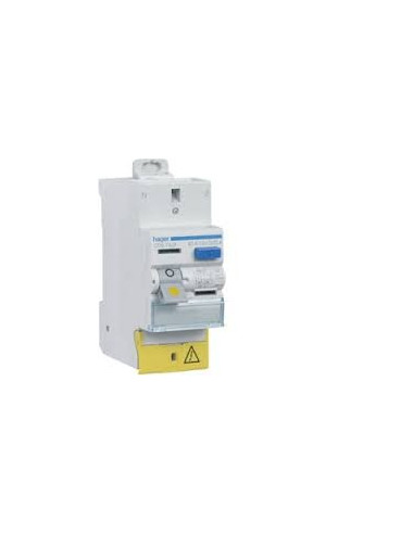 INTERRUPTEUR DIFFERENTIEL 2P 40A 30MA TYPE AC A BORNES DECALEES-HAGER CDS742F