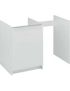 Meuble bas en mélaminé pour cuisinette 120 CM MODERNA FRANCE ABCE120D05