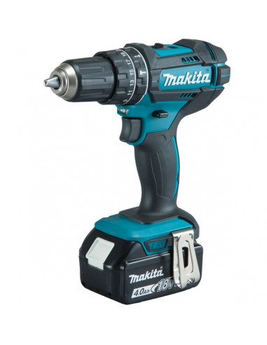 Perceuse visseuse à percussion 18 V Li-Ion 4 Ah diam. 13 mm MAKITA DHP482RMJ