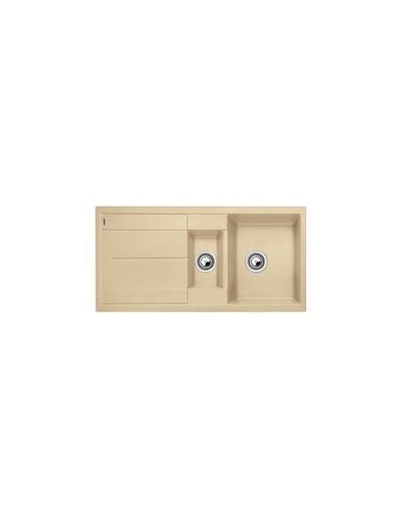 EVIER BLANCOMETRA 6S 1 CUVE 1/ 2+EGOUT CHAMPAGNE BLANCO 513943