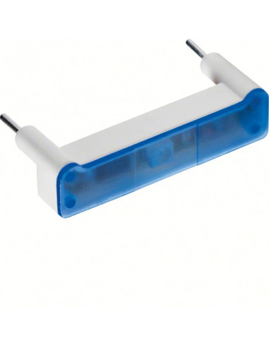 cubyko lampe enfichage pour signalisation forme "L" 250V bleu HAGER WUZ690
