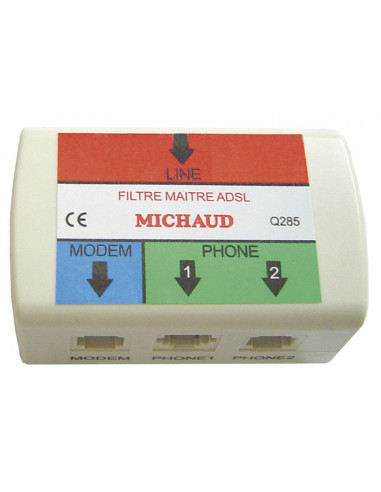 Filtre maître ADSL pour les anciennes gammes MICHAUD Q285