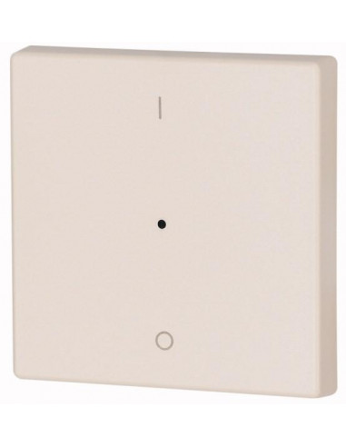 Bouton à bascule simple avec LED I/0 crème 000147602 EATON CWIZ 01/12 LED