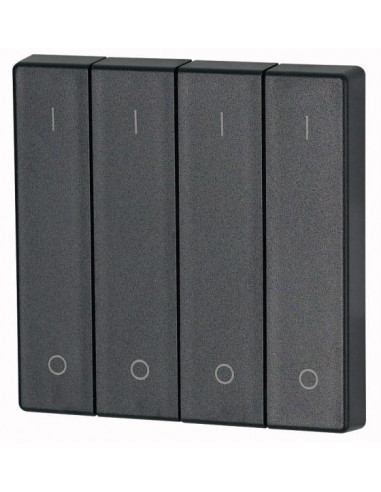 Bouton à bascule quadruple I/0 anthracite 000147600 EATON CWIZ 04/14