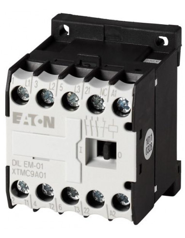 Contacteur de puissance 3p+1O 4kW/400V/AC3 000051794 EATON DILEM-01(220V50HZ,240V60HZ)