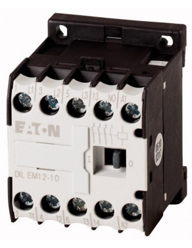 Contacteur de puissance 3p+1F 5.5kW/400V/AC3 000127075 EATON DILEM12-10(230V50HZ,240V60HZ)