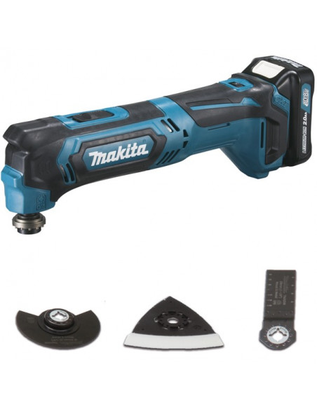 Découpeur-ponceur multifonctions 12 V CXT Li-Ion 2 Ah ( kit d'accessoires) MAKITA TM30DSAEX1